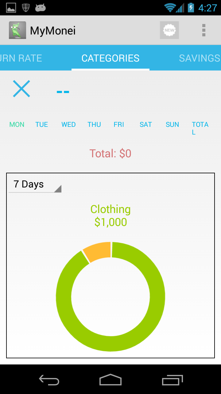 Extrack / My Monei screenshot 6